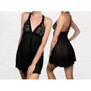 49. Cinema Etole Seductive Wear Women's Nightie Black Size XL